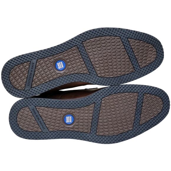 Nunn Bush Men Circuit DC Plain Toe Chukka Boots Size US 10M Cognac Brown - Picture 5 of 6